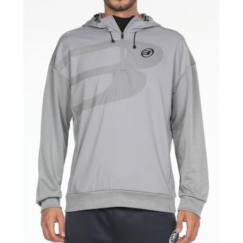 Sudadera Bullpadel Jubon Gris para Hombre - Ideal para practicar pádel con estilo