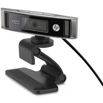 HP HD 4310 - Webcam (1080p, 30 fps), negro