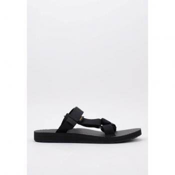 Sandalias Teva Universal Slide Negro para Mujer, características: diseño de tiras ajustables, plantilla acolchada para comodidad, suela de goma antideslizante, resistente al agua y secado rápido, ideal para actividades al aire libre