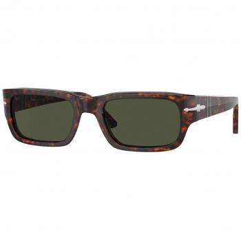 Persol PO3347S Adrien Men's Sunglasses Tortoiseshell Green Lens Size 58