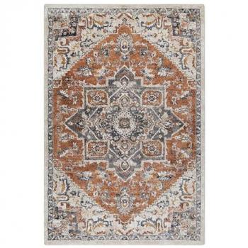 Alfombra Oriental Vintage Beige 200 x 300 cm Desgastada