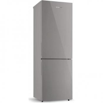Frigorífico Combi Schneider SCB318NFGLS No Frost F Cristal Inox 326L