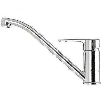 Grifo De Cocina Teka Monomando Caño Bajo Ml Color Cromo Ref 8191362 Caño Bajo Giratorio