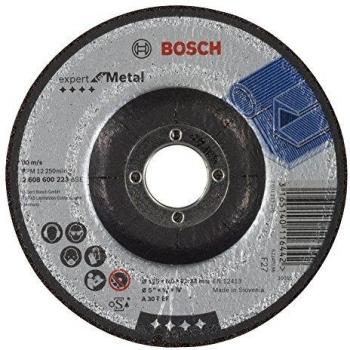 Bosch 2 608 600 223 - Disco de desbaste acodado Expert for Metal - A 30 T BF, 125 mm, 6,0 mm