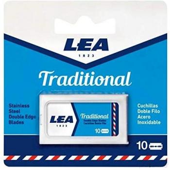 Lea Traditional Cuchillas Doble Filo - 10 unidades