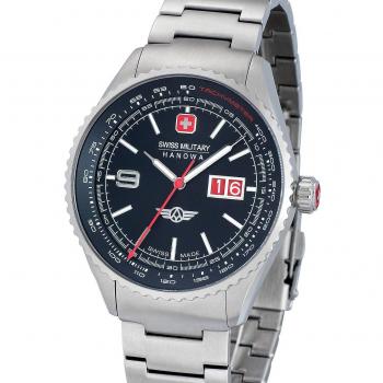 Reloj Suizo Militar Hanowa Afterburn - Acero Inoxidable, Cuarzo, 43mm, 10ATM