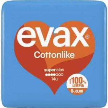 Evax Cottonlike Compresas Super con Alas 16 unidades