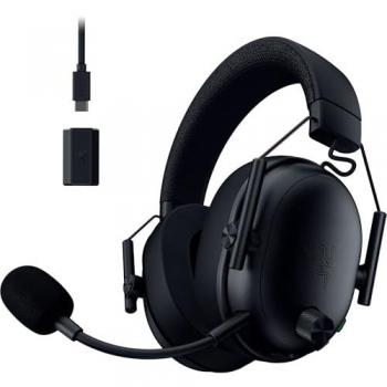 Auriculares Gaming Inalámbricos Razer BlackShark V3 - Audio THX, Micrófono Extraíble, Conexión 2.4 GHz y Bluetooth, Negro