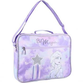 Mochila Escolar Cartera Frozen II Elsa Lilac