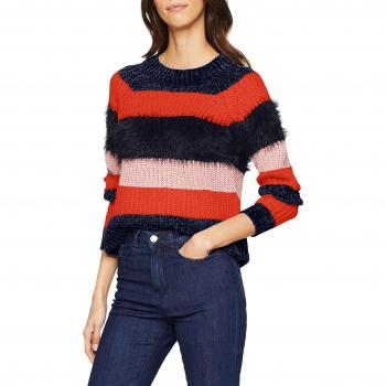 Only Onljoelle L/s Stripe Pullover Knt suéter, Multicolor