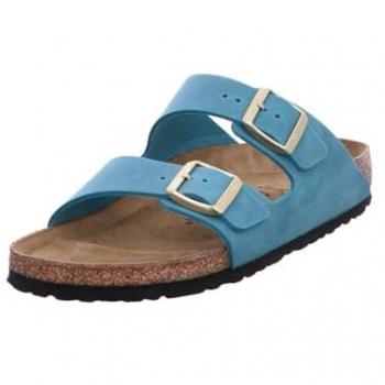 Birkenstock Arizona Oiled Leather Sandals in Biscay Bay