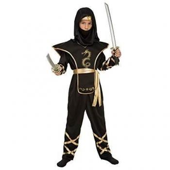 Desconocido My Other Me-204885 Disfraz de ninja para niño, color negro, 5-6 años