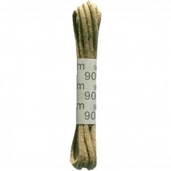 Zapato banda cordones algodón 90 cm redondo Beige