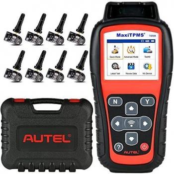 Autel MaxiTPMS TS508 [con 8 433MHz Goma MX-Sensores Valorados 240€], 2022 Herramienta de Reaprendizaje TPMS más Nueva, Mejora de TS501, MX-Sensor Programa, Sensores de Activación/Reaprendizaje