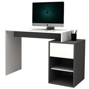 Mesa de Escritorio DN con Cajón, Blanco, 119x76 cm