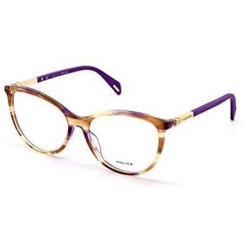 Police S0349000 Montura de Gafas VPLA075509G2 para Mujer, Multicolor, 55 mm