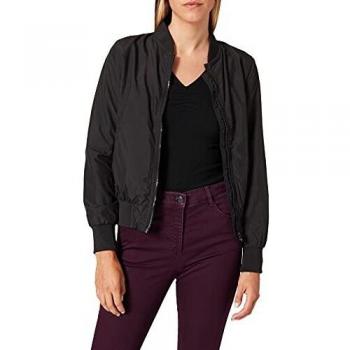 Urban Classics Women's Light Bomber Jacket - Black - XS to XL - Lightweight Transitional Parka