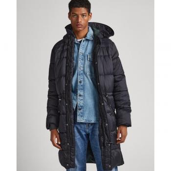 Pepe Jeans Blai Parka Acolchada con Capucha para Hombre - Color Negro