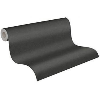 Papel Pintado Vinílico Negro Mate Texturizado para Interior New Life 0.53 x 10.05 m