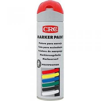 Crc - Pintura marcaje para obras 500ml rojo fluorescente