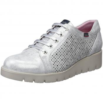 Callaghan haman, Zapatos de Cordones Derby para Mujer, Plateado