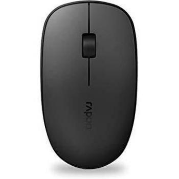 Rapoo M200 Silent Ratón Óptico Inalámbrico Multimodo 2.4 GHz/Bluetooth 3.0/Bluetooth 4.0, 1300 DPI, Negro