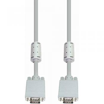 Cable VGA D-Sub15 a D-Sub15 de 10m, color blanco