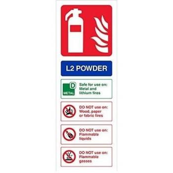 VSafety L2 - Señal para extintor de polvo