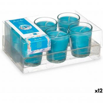 Set de Velas Perfumadas Vaso Océano 12 Unidades 16 x 6,5 x 11 cm