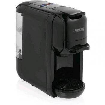 Princess 249452 Cafetera de Cápsulas Multicápsula 3 en 1 Totalmente Automática, Negra, Capacidad de 0.6 L