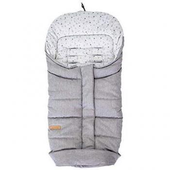 Chancelière Outdoor 100 cm - DOMIVA - 100% Poliéster - Gris con Banda Reflectante
