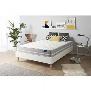 Colchón Matrimonial Actimemo Touch 140x190cm - Espuma Viscoelástica - 20 cm de Grosor - Equilibrado con 3 Zonas de Confort
