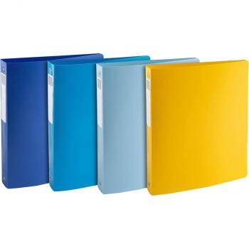 EXACOMPTA PACK 4 CARPETA 4 ANILLAS 30 MM PP A4+ COLORES SURTIDOS