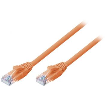 Lindy 5m Snagless CAT6 U/UTP Gigabit Ethernet Network Cable, Orange
