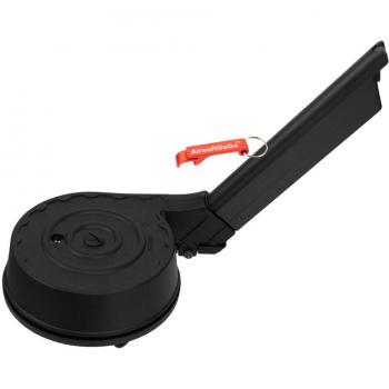 50rds Drum Cargador para Airsoft WE P08 GBB Serie