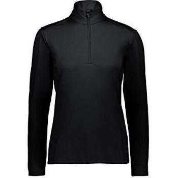 Sudadera de Fleece CMP con Media Cierre para Mujer - Negro - Talla 4XL
