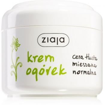 Crema Facial Ziaja de Pepino 100 ml Hidratante y Calmante con Vitaminas A y E - Piel Grasa/Mixta