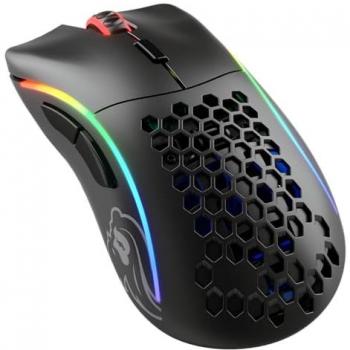 Glorious Model D Wireless Gaming Mouse - Inalámbrico, 19000 DPI, 69 g superligero, sin Lag 2,4 GHz, hasta 71 horas de batería, RGB, Sensor BAMF, ergonómico