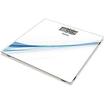 Daga BS-50 - Báscula de baño 29x28cm, Diseño Slim de Alta Precisión, Unidades de Medida: kg / lb/ st, Auto-Stop, Máx 150 kg / Precisión 100g