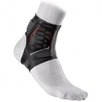 Mcdavid 4100 Tobillera, Unisex Adulto, Negro/Gris, L