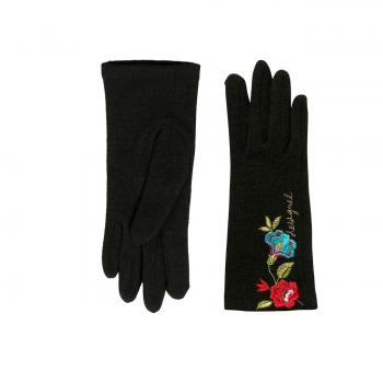 Desigual Gloves_caribou, Guantes para Mujer, Negro