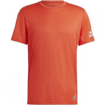 Camiseta de running Adidas Run It para hombre en color rojo