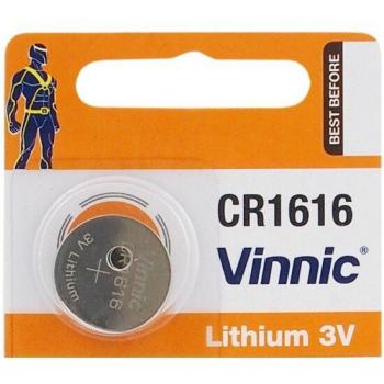 Batería de Litio Vinnic CR1616 de Alta Durabilidad (5 Piezas) - Pilas de botón Vinnic original batería de litio Vinnic CR1616 3V blister 5 unidades