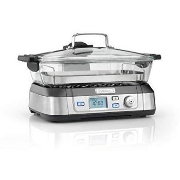 Vaporera Cuisinart CookFresh STM1000E 1800W Acero Inoxidable 5 Litros Autoportante
