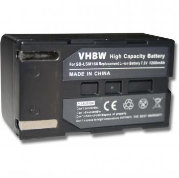 Batería compatible con SAMSUNG VP-D351 / VP-D351i / VP-D352 sustituye modelo SB-LSM160
