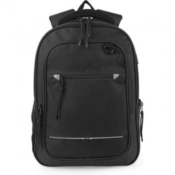 Jaslen Norwich Mochila para Portátil Hombre Casual Escolar Adolescente Juvenil Colegio Instituto hasta 15 con Cremallera Negro 101336