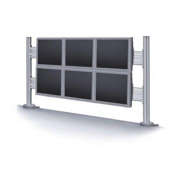 Barra de Herramientas para Monitores Neomounts FPMA-DTB200 - Soporte Fijo para 6 Pantallas LCD/LED/TFT de 10 a 24 Pulgadas (70 x 130 cm) -