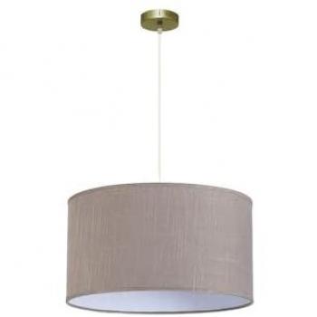Colgante Happy 3xE27 Cuero Gris 50x50 cm Sin Difusor