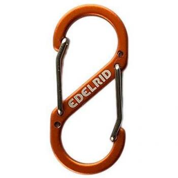 Mosquetón Edelrid Micro S - Karabiner auxiliar de doble cierre, colores variados, protección contra caídas