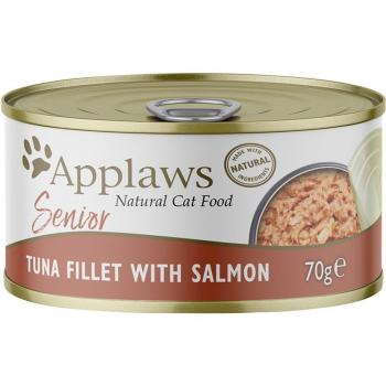 Applaws Lata Senior Atún y Salmón para Gatos mayores 70 Gr